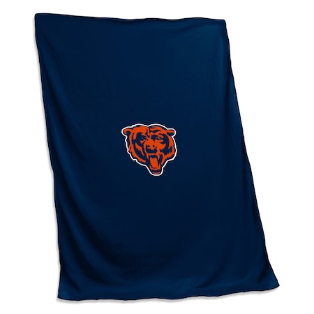 Logo Brands Chicago Bears Sweatshirt Blanket 606-74